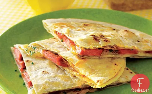 Quesadillas de Perritos Calientes