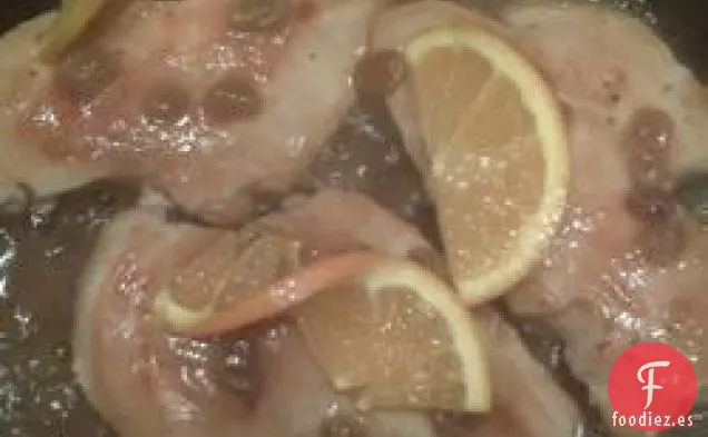 Pollo Bourbon Estofado a la Naranja