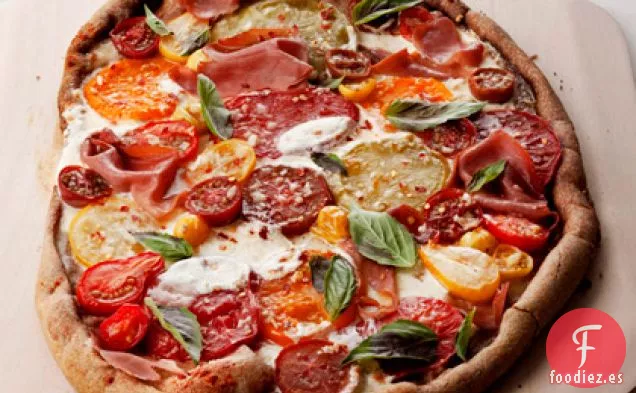 Pizza de Albahaca y Tomate