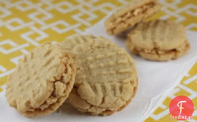 Galletas de Sándwich de Mantequilla de Maní