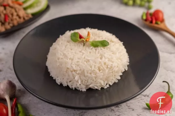 Ensalada de Arroz con Tofu Kung Pao