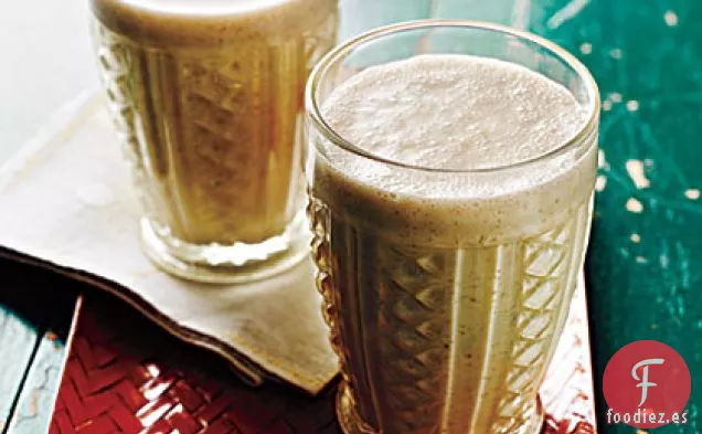 Batidos de Mantequilla de Maní, Plátano y Lino