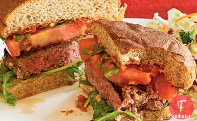 Hamburguesas de Cordero con Alioli de Tomate Secado al Sol