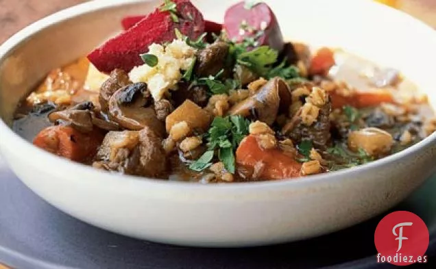 Estofado de Carne, Cerveza y Cebada