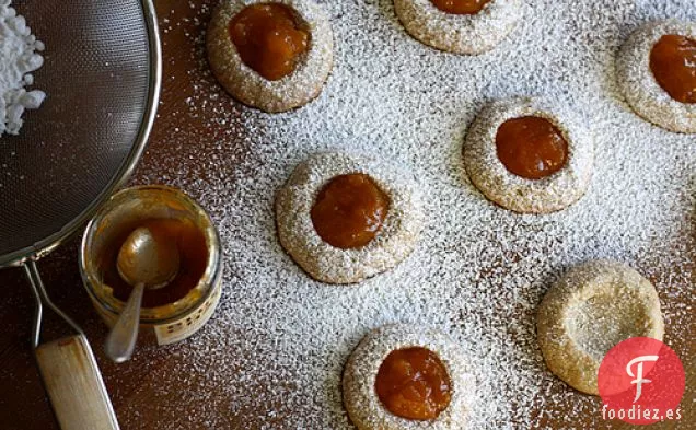Galletas con Huellas Dactilares de Maní Tostadas con Miel