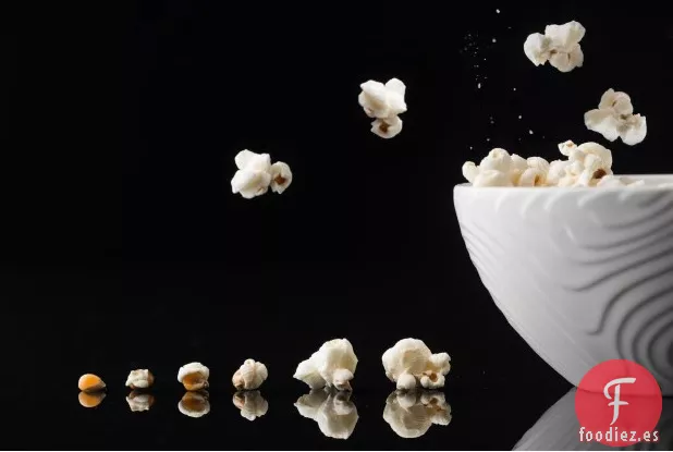 Palomitas de Maíz con Sabor a Mantequilla Marrón Naranja y Chocolate