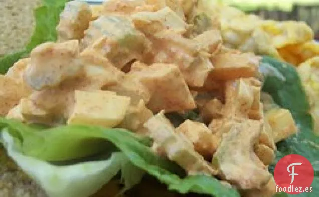Ensalada de Huevo Crujiente