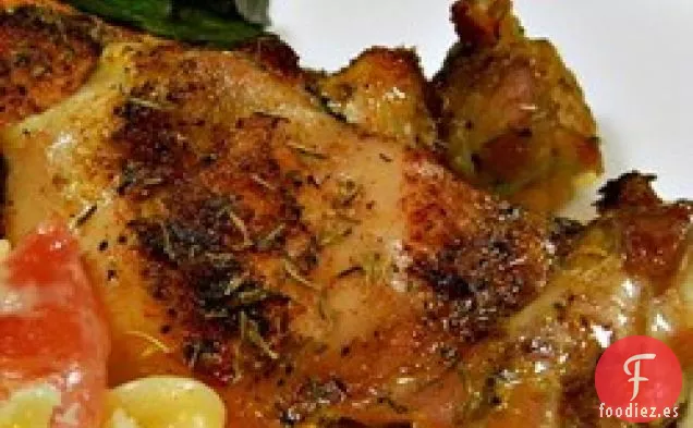 Muslos de Pollo Crujientes y Tiernos al Horno