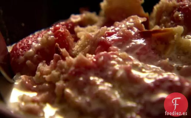 Crumble de Fresas y Almendras