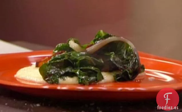 Acelgas Salteadas con Tocino
