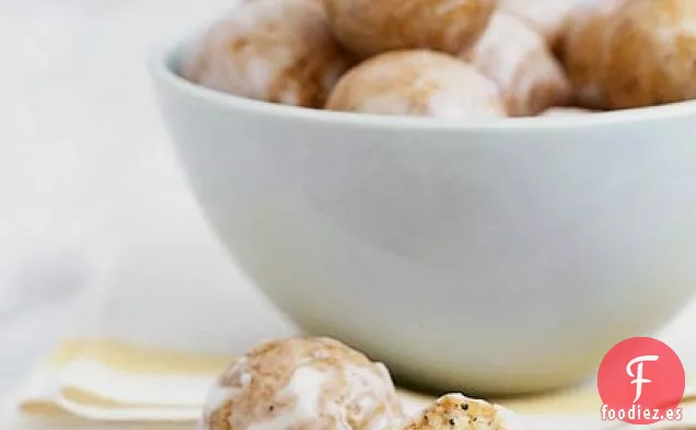 Agujeros para Rosquillas de Semillas de Amapola y Limón