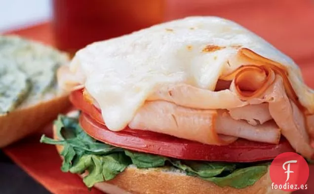 Sándwiches de Pesto de Pavo