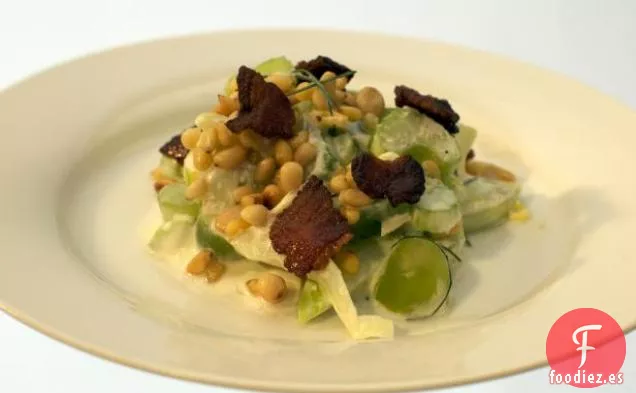 Ensalada Waldorf de Tocino