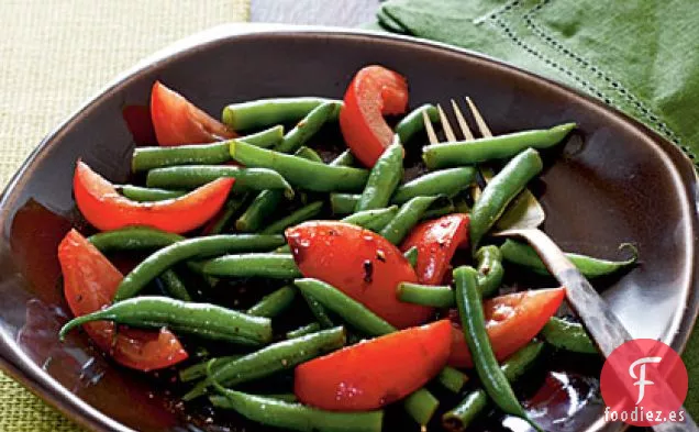 Ensalada de Judías Verdes y Tomate