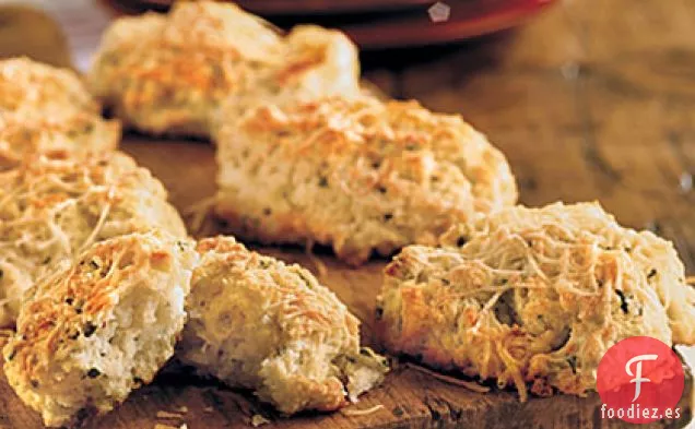 Galletas de Parmesano y Albahaca