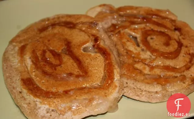 Tortitas de Remolino de Coco y Mantequilla de Maní Saludables
