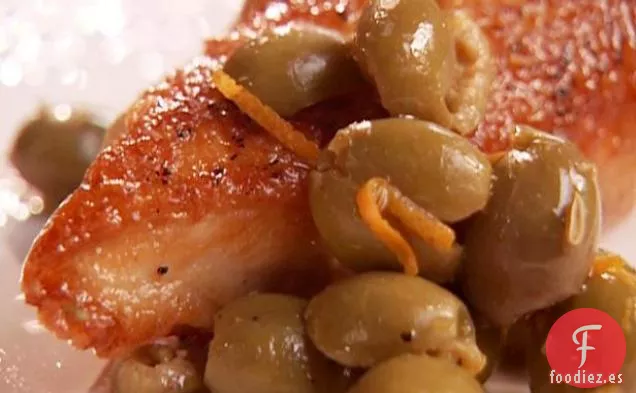 Pechugas de Pollo con Condimento de Semillas de Naranja-Hinojo-Oliva