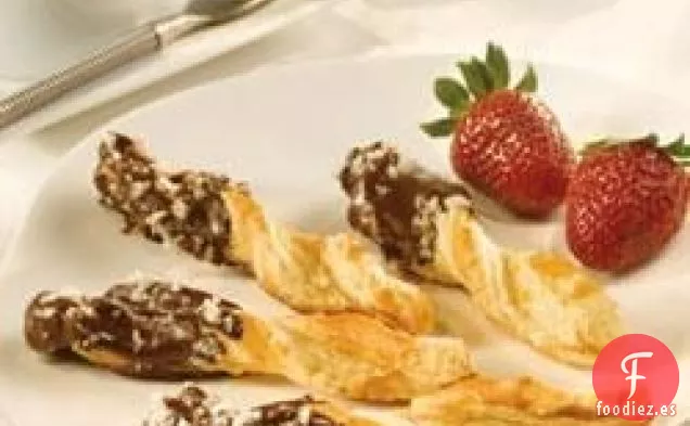 Torceduras con Especias Bañadas en Chocolate