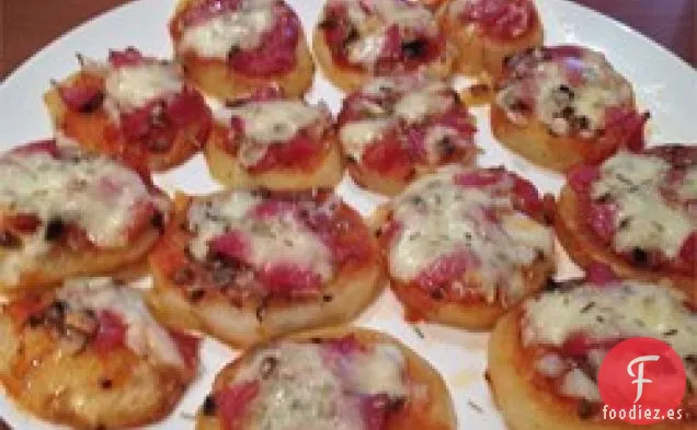 Rebanadas de Pizza de Patata Asada