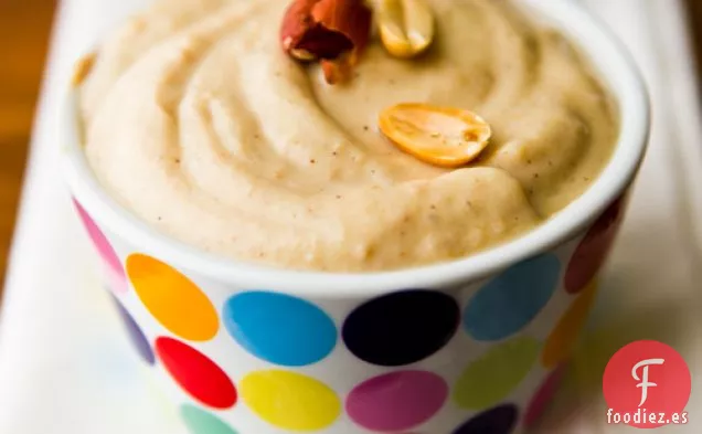Pudín de Plátano con Mantequilla de Maní de 5 Ingredientes