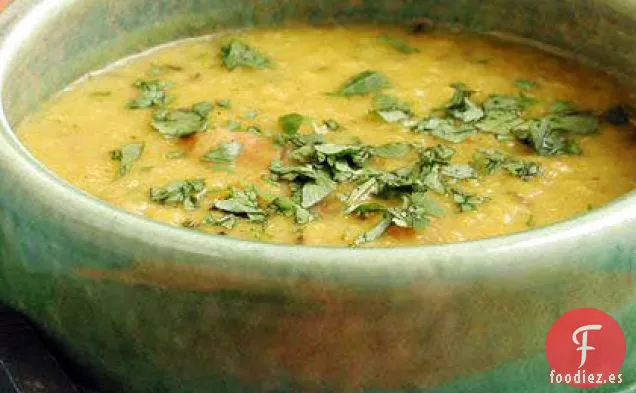 Lentejas con Aceite Infundido de Ajo y Comino