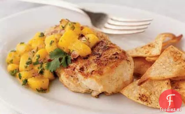 Pollo Jamaiquino con Salsa de Mango