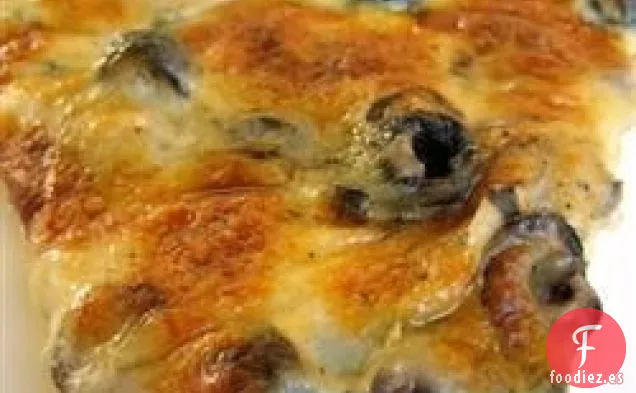 Pizza Alfredo de Espinacas