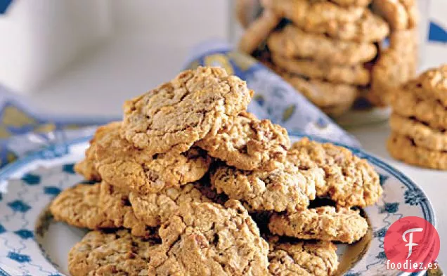 Galletas con Trozos de Chocolate y Avena con Nueces