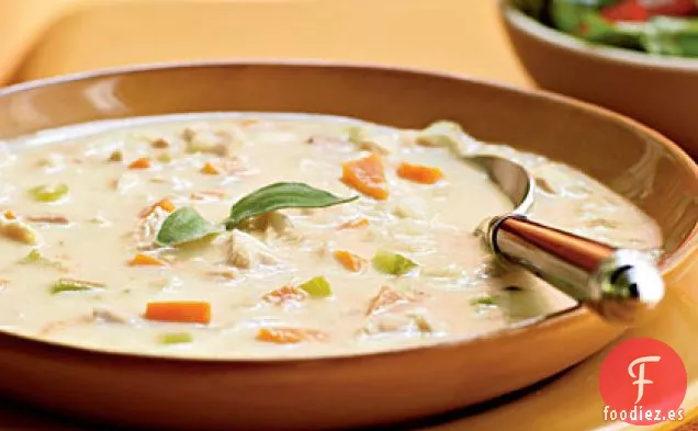 Sopa de Pavo y Patata con Tocino