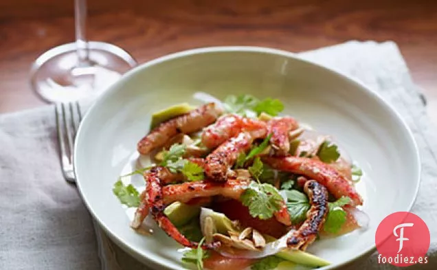 Ensalada de Cangrejo Real con Pomelo y Aguacate