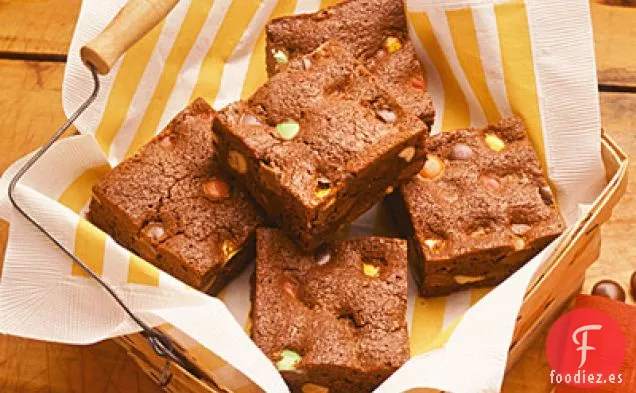 Brownies de Caramelo y Maní