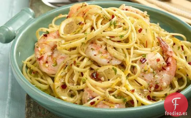 Linguini con Gambas