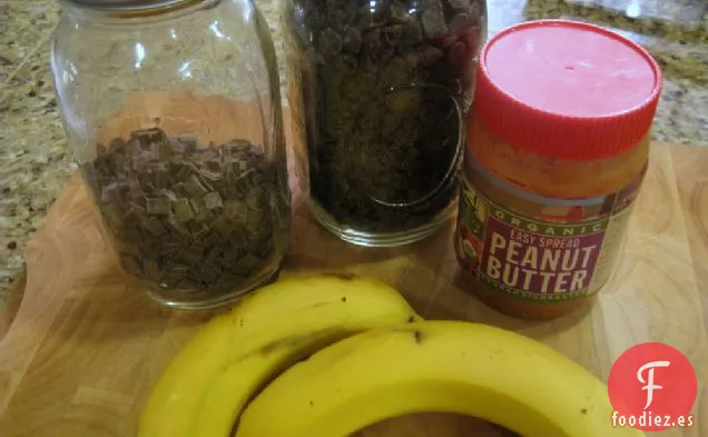 Mantequilla de Maní al Horno + Banana con Chocolate