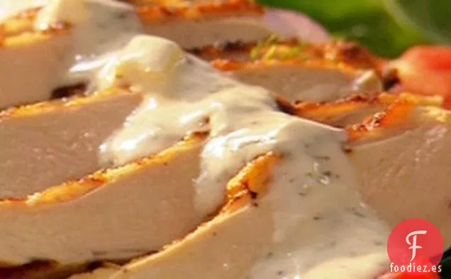 Pollo con Yogur a Base de Hierbas