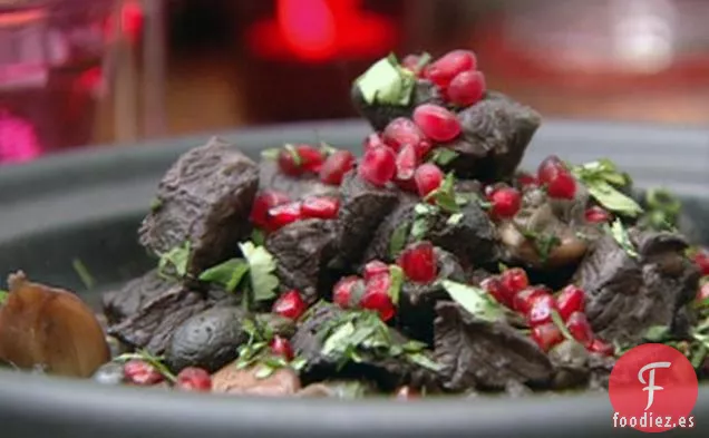 Tagine de Cordero, Oliva y Cebolla Caramelizada