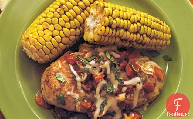 Pollo con Especias de Comino con Salsa de Tomate Gruesa