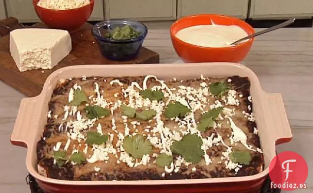 Enchiladas de Chile de Carne Roja