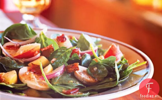 Ensalada de Espinacas con Vinagreta de Arce y Dijon