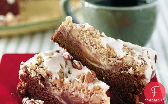 Pastel de Café con Queso Crema y Chocolate