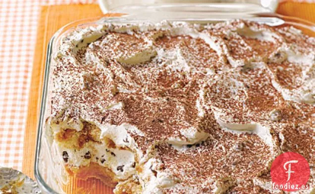 Tiramisú con Chispas de Chocolate