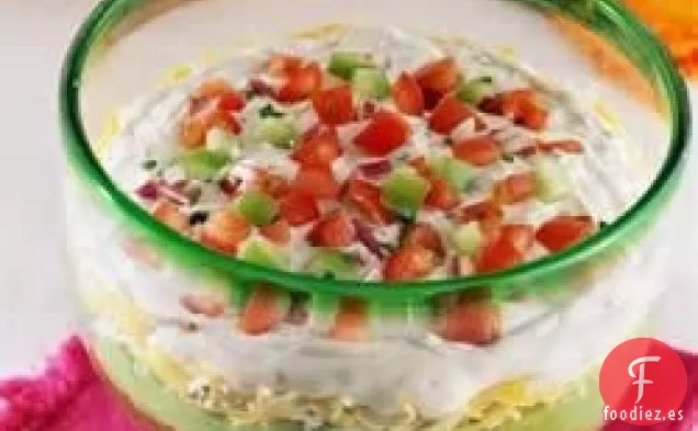 Salsa de Cinco Capas con Salsa Fiesta