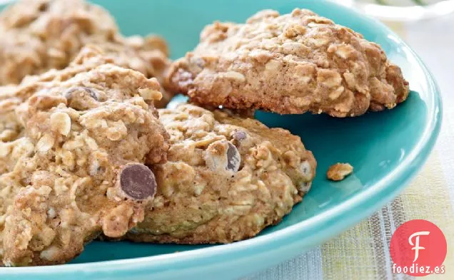 Galletas con Chispas de Chocolate y Harina de Plátano y Avena