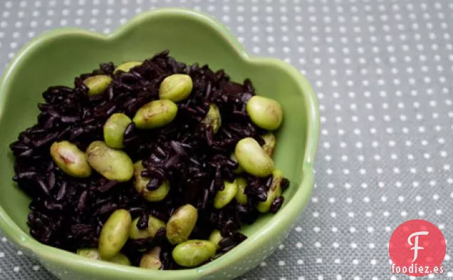 Arroz Negro Con Edamame