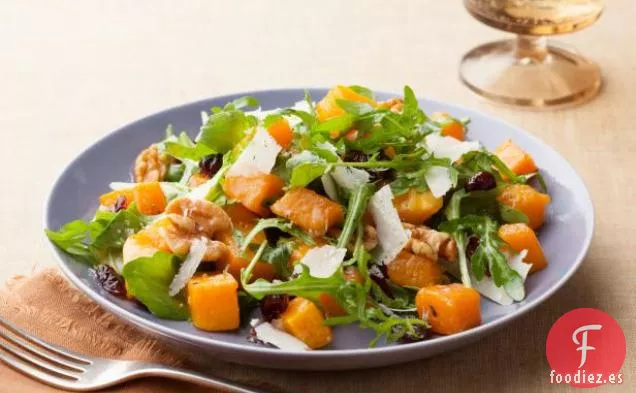 Ensalada de Calabaza Asada con Vinagreta de Sidra Caliente