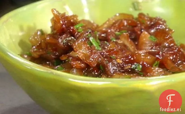 Salsa de Cebolla Balsámica y Ajo