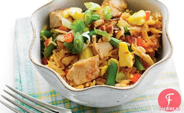 Arroz Frito con Pollo