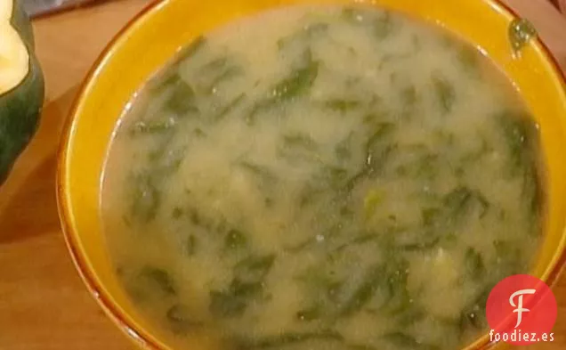 Sopa de Espinacas Friulanas: Paparot