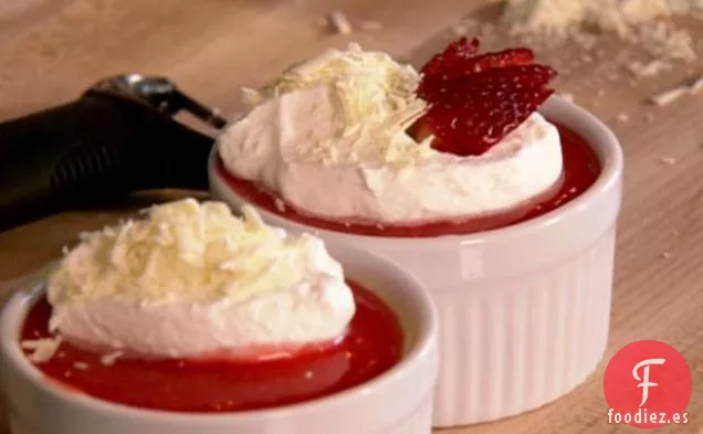 Budín Favorito de Justin con Salsa de Fresas