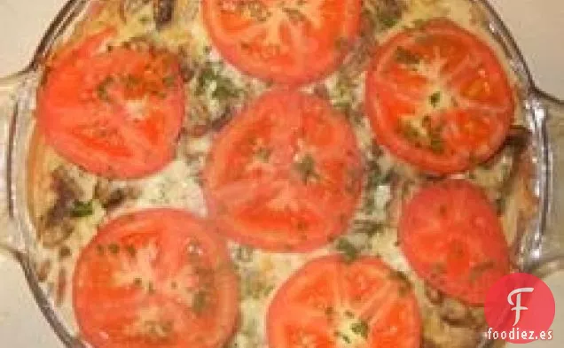 Cazuela de Huevo y Hachís Marrón