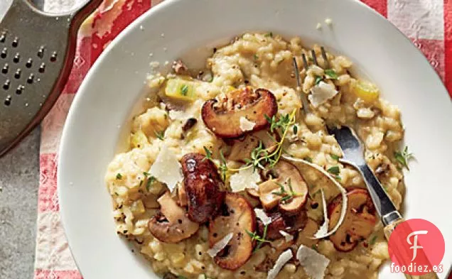 Risotto de Setas de Invierno
